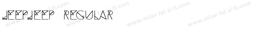 Jeepjeep Regular字体转换